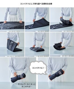 ROOTOTE 9657【BLT×RT コラボ商品】RT. Baluko Laundry Place.ランドリーバッグ. フロシキ 01：ブラック