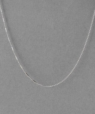 Phoebe 【金属アレルギー対応】リンキーデザインチェーンネックレス　シルバー　ニッケルフリー シルバー