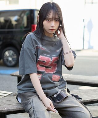 WEGO 【ユニセックス着用ITEM/SMLサイズ展開】ヴィンテージライクグラフィックT（SS） 柄6