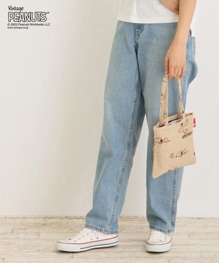 ROOTOTE 8589【スヌーピー】IP.ベビールー.ジャガード.ピーナッツ-8P 02：ベージュ