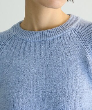 Green Parks armonia．袖フレアニットプルオーバー Blue