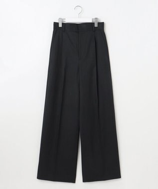23区 L 【GOLD LABEL】チノ カーブワイドパンツ ブラック系