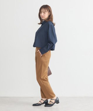 earth music&ecology テーパードパンツ Camel