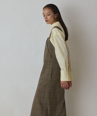 GRACE CONTINENTAL スーツ地ジャンパ－スカート マルチ