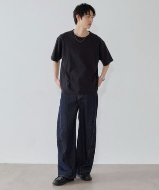 WEGO コットンクルーネックT（SS）　 ブラック