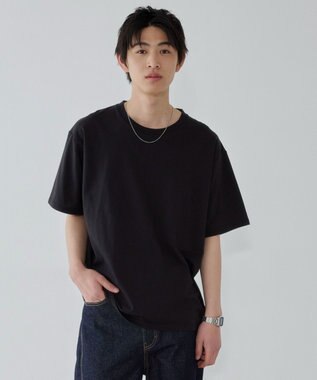 WEGO コットンクルーネックT（SS）　 ブラック