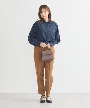 earth music&ecology テーパードパンツ Camel