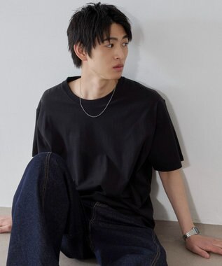 WEGO コットンクルーネックT（SS）　 ブラック