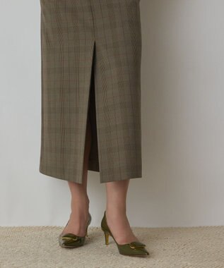 GRACE CONTINENTAL スーツ地ジャンパ－スカート マルチ