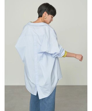 AMERICAN HOLIC イージーケアバックオープンシャツチュニック Multi