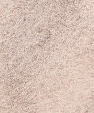 Feroux リボンファー ティペット ベージュ系