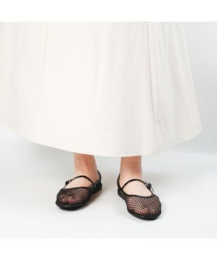 STEVE MADDEN MAGSシアーメッシュメリージェーン ブラック