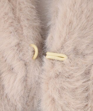 Feroux リボンファー ティペット ベージュ系