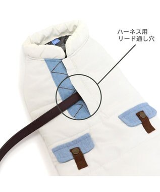 PET PARADISE ペットパラダイス エアベスト 《デニムポケット》 超小型犬 小型犬 ホワイト