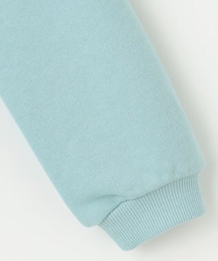 ANY KIDS 【らくっトレーナー】アニマル 裏毛 サガラ刺しゅう トレーナー エメラルドグリーン（イヌ）