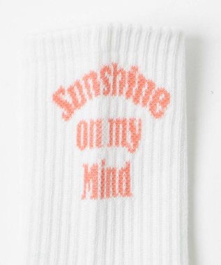 WEGO バックロゴリブソックス ホワイト