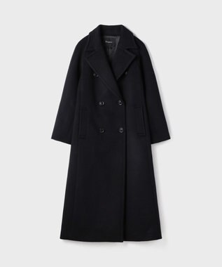 GRACE CONTINENTAL ショートビーバーロングコート ブラック