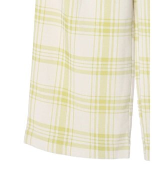 earth music&ecology タックワイドパンツ Ivory