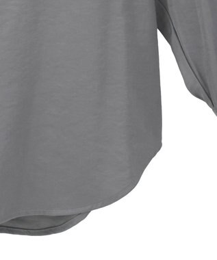 CRAFT STANDARD BOUTIQUE オーバーサイズサテンシャツ Gray