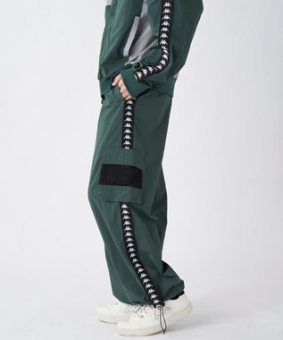 OP／FILA 【Kappa】バンダ ナイロントラックパンツ グリーン