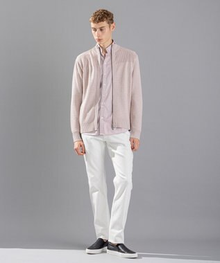 JOSEPH HOMME 80/2オックス　ウイングカラーシャツ ローズ系