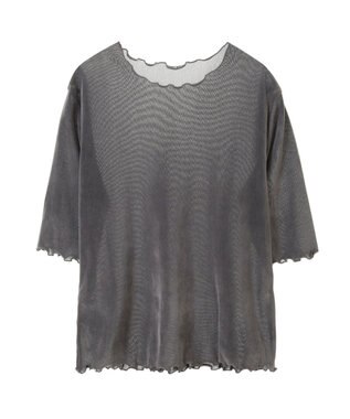 AMERICAN HOLIC シアーベロアＴシャツ Gray