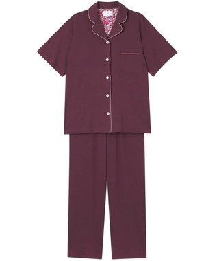 une nana cool MADE WITH LIBERTY FABRIC 綿混ソフト天竺 半袖パジャマ LB