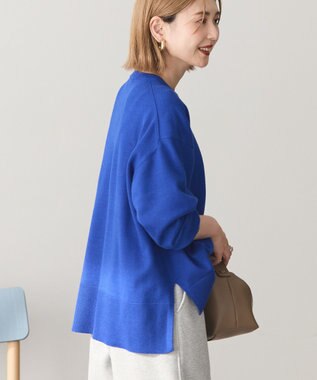 AMERICAN HOLIC 【WEB限定】バイパチサイドスリットニットプルオーバー Blue