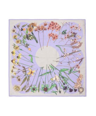 MOONBAT SWASH LONDON フラワープリント コットン スカーフ