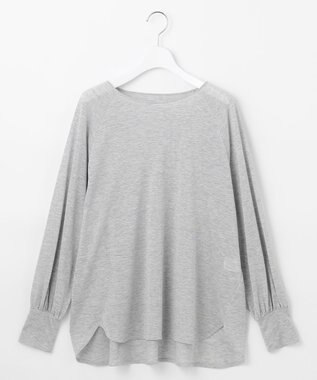 自由区 S 【洗える】ラメシアー トップス シルバー