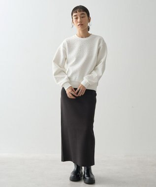 AMERICAN HOLIC フクレジャガードプルオーバー Ivory