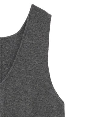 Green Parks ニットサロペット Gray Mixture