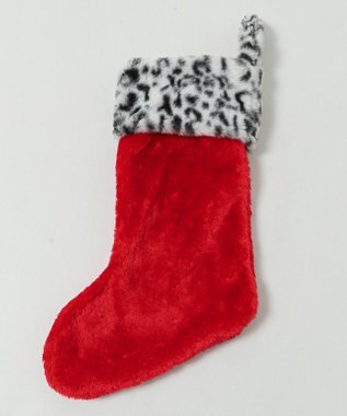 WEGO クリスマスレオパードくつした ホワイト