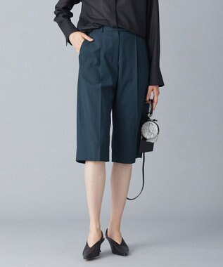 ICB 【洗える】 ウールマットウース ショートパンツ パイングリーン系