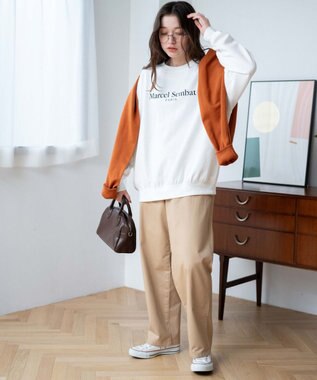 WEGO 【WEB限定】クルーネックプルオーバー 柄6