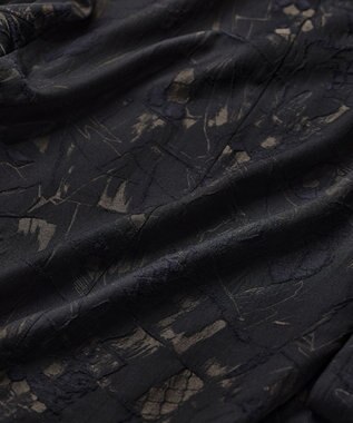 JOSEPH HOMME 【新柄】モロッカンジャガード ドロスト付ワイドテーパードパンツ/ ORIGIN CONVERTIBLE ブラック系5