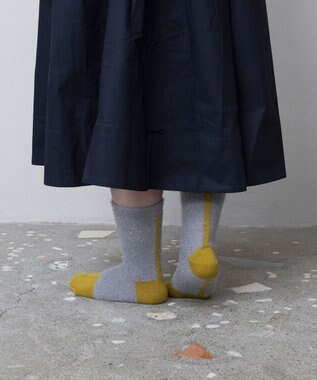 TRICOTE シャギーラインソックス 30BLUEGRAY