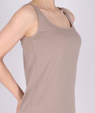 WACOAL カップ付きインナー 【ハグするブラトップ】 肌にとけこむフィット感 バストの立体感をキープ 洗濯機洗い(ネット使用)可能 レディース CLB759 /ワコール ブラウン