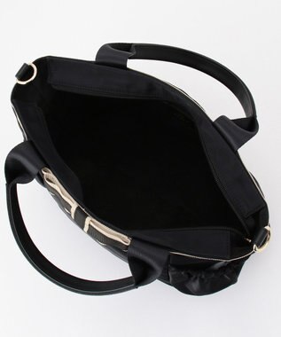 TOCCA DUAL RIBBON NYLON TOTE M トートバッグ M ブラック系