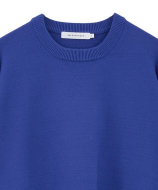 AMERICAN HOLIC 【WEB限定】バイパチサイドスリットニットプルオーバー Blue