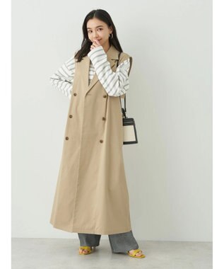 earth music&ecology ２ＷＡＹジレンチ Beige