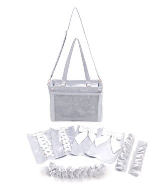 WEGO 【痛バ＆推し活グッズ】きらめきスーパーカスタム痛バッグS シルバー