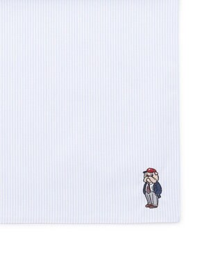 J.PRESS MEN 【BULLDOG BOY】ブロードハンカチーフ サックスブルー系1