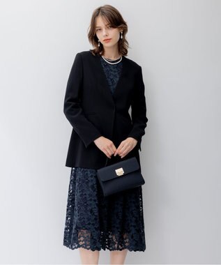 23区 【APPLAUDIR】グログランロイヤル バッグ ブラック系