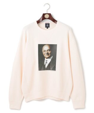 J.PRESS MEN 【J.PRESS ORIGINALS】Cotton Double Face Gazette Sweat Shirt / Japan Made アイボリー系