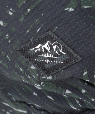 JOSEPH ABBOUD MOUNTAIN 【UNISEX】3Dエンボスリーフ バックパック オリーブ系6