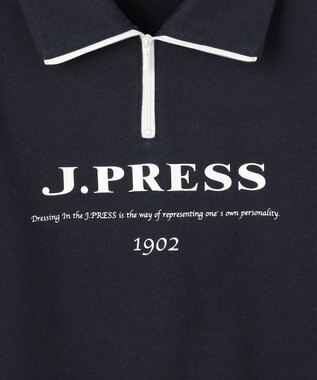 J.PRESS KIDS 【140-170cm】ミニ裏毛 ハーフジップ トレーナー ネイビー系