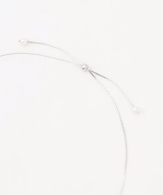 ANY SIS パールステーション ネックレス シルバー