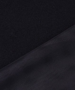 23区 【洗える】チュールコンビ ワンピース ネイビー系