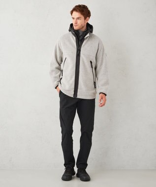 JOSEPH ABBOUD MOUNTAIN 【UNISEX】サスティナブル ボアブルゾン ホワイト系